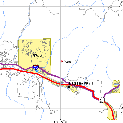 Avon map
