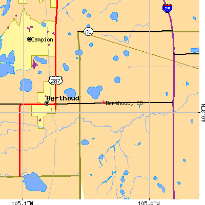 Berthoud map