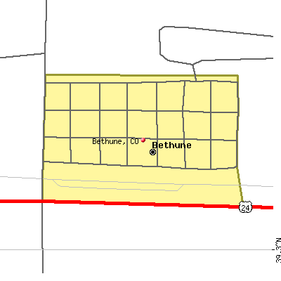 Bethune map