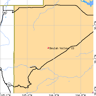 Beulah Valley map