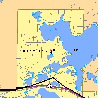 Okauchee Lake map