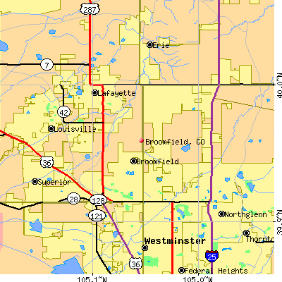 Broomfield map