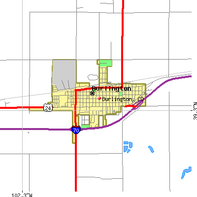 Burlington map