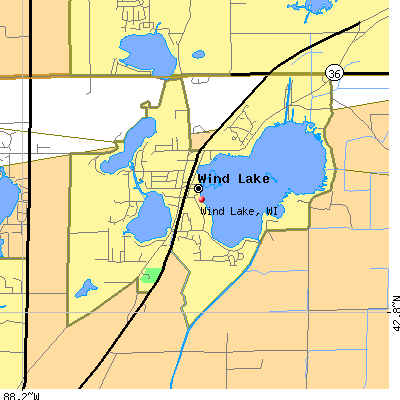 Wind Lake map