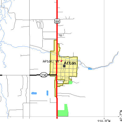 Afton map