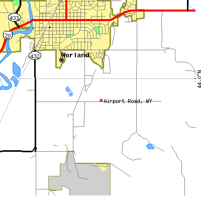 Airport Road map