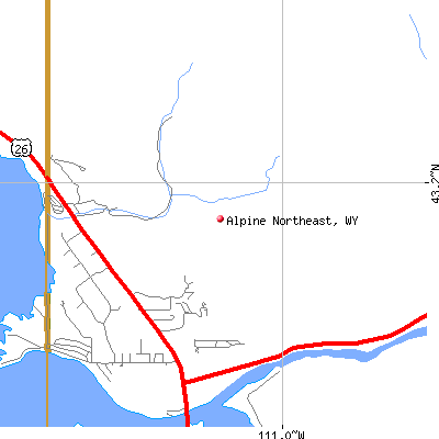Alpine Northeast map