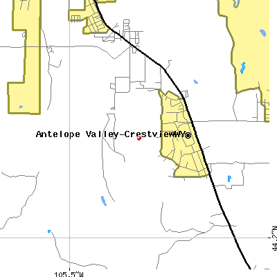 Antelope Valley-Crestview map