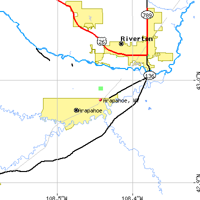 Arapahoe map