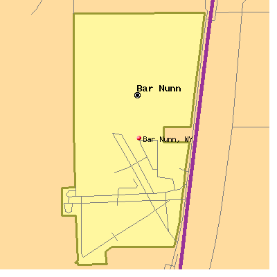 Bar Nunn map