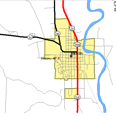 Basin map