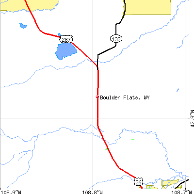 Boulder Flats map