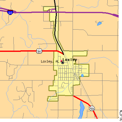 Loxley map