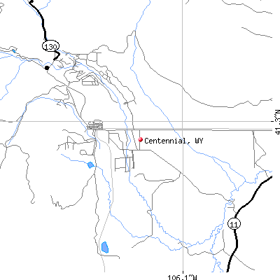 Centennial map