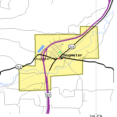 Chugwater map