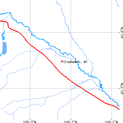 Crowheart map