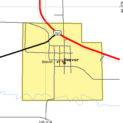 Deaver map