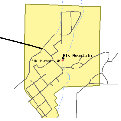 Elk Mountain map
