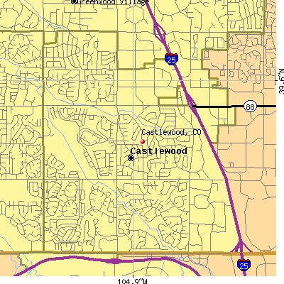 Castlewood map