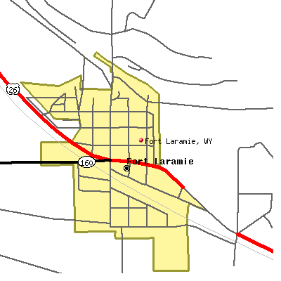 Fort Laramie map Fort Laramie map