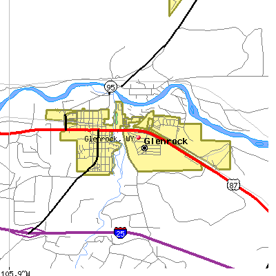 Glenrock map