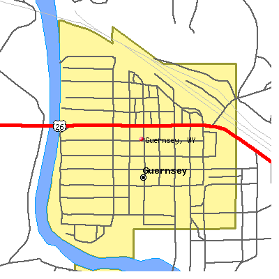 Guernsey map