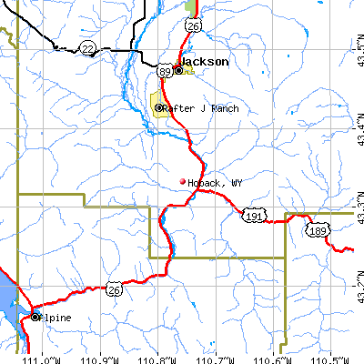 Hoback map