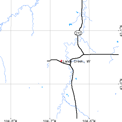Lance Creek map