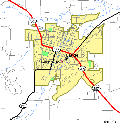 Lander map