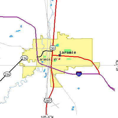 Laramie map