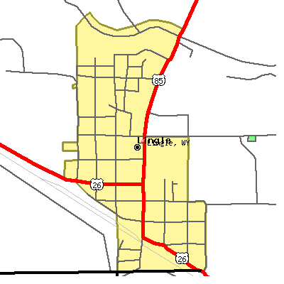 Lingle map