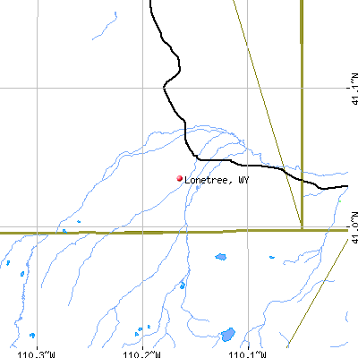 Lonetree map