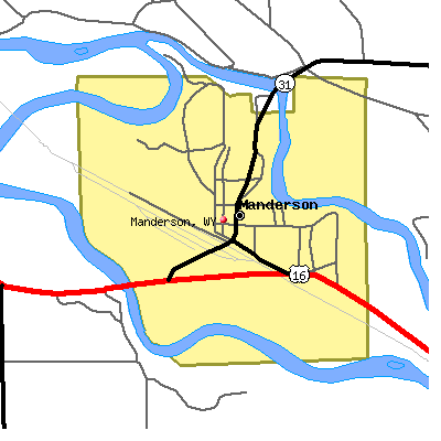 Manderson map