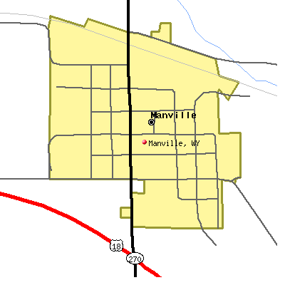 Manville map