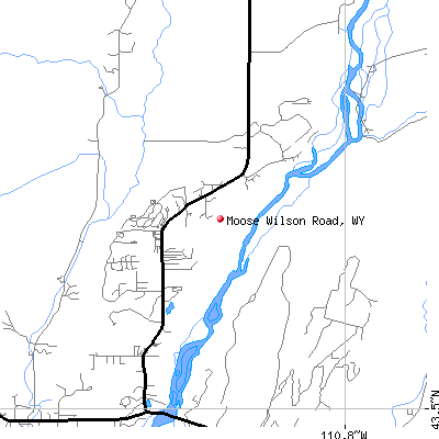 Moose Wilson Road map