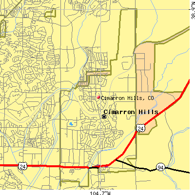 Cimarron Hills map