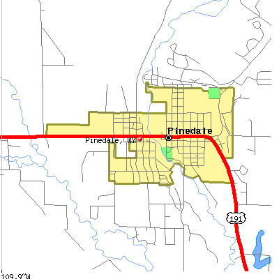 Pinedale map
