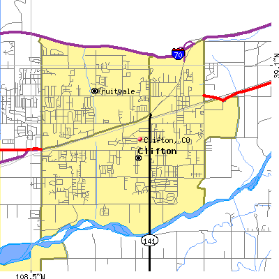 Clifton map