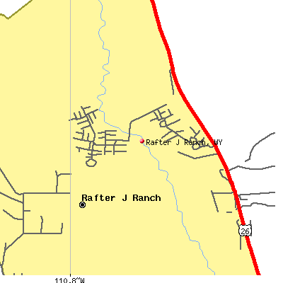 Rafter J Ranch map