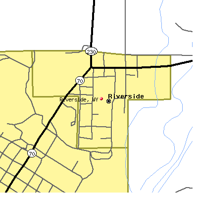 Riverside map