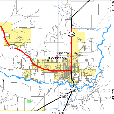 Riverton map