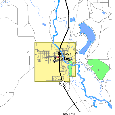 Saratoga map