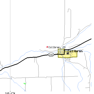 Collbran map