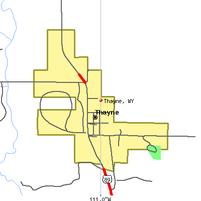 Thayne map