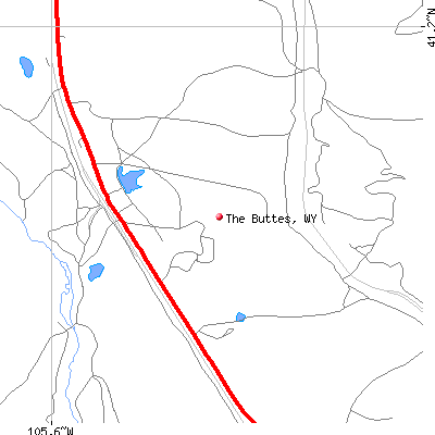 The Buttes map