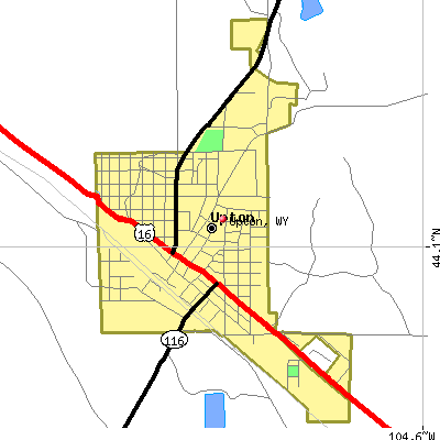 Upton map