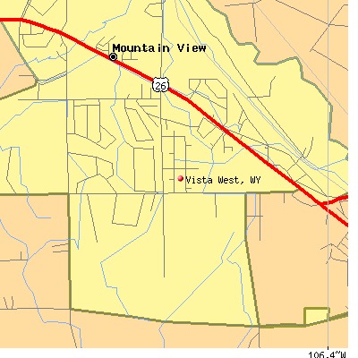 Vista West map