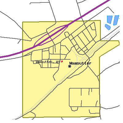 Wamsutter map