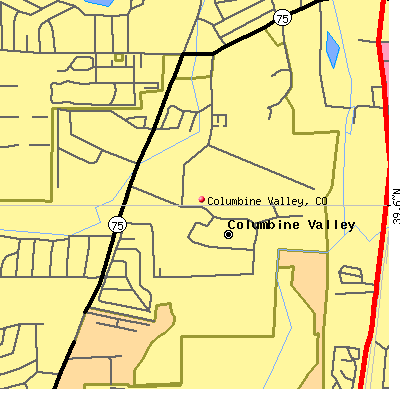 Columbine Valley map