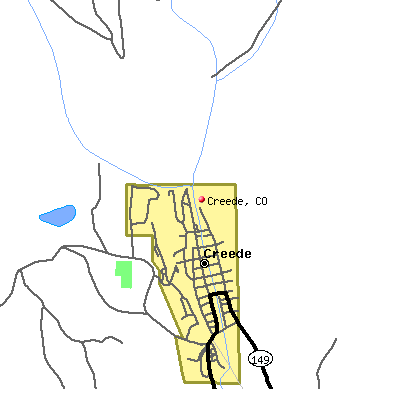 Creede map